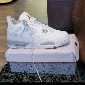 Good quality jordan 4 white oreo repd